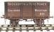 7-plank open wagon with 9ft wheelbase "Broughton and Plas Power, Wrexham" - weathered