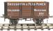 7-plank open wagon with 9ft wheelbase "Broughton and Plas Power, Wrexham"