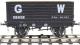 7-plank open wagon with 9ft wheelbase in GWR grey - 02652