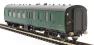 Mk1 BSK Brake Second Corridor in BR Southern Region green with window beading - S34613 - digital fitted