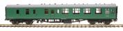 Mk1 BSK Brake Second Corridor in BR Southern Region green with window beading - S34613 - digital fitted