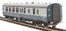 Mk1 BSK Brake Second Corridor in BR blue and grey with window beading - M34452