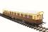 GWR 59' Auto Coach in GWR chocolate and cream with twin cities crest - DCC and light bar fitted