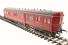 GWR 59' Auto Coach in BR crimson - DCC and light bar fitted