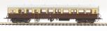 GWR Diagram 'N' 59' Autocoach 38 in GWR chocolate and cream with Twin Cities crest - light bar fitted