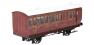 Stroudley 4 wheel suburban oil lit brake third in LBSCR varnished mahogany 917 - Digital and light bar fitted