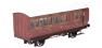 Stroudley 4 wheel suburban oil lit brake third in LBSCR varnished mahogany 918 - Digital and light bar fitted