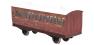Stroudley 4 wheel suburban oil lit third in LBSCR varnished mahogany 861