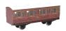 Stroudley 4 wheel suburban oil lit Composite in LBSCR varnished mahogany 404 - Digital and light bar fitted