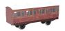 Stroudley 4 wheel suburban oil lit first in LBSCR varnished mahogany 707 - Digital and light bar fitted