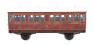 Stroudley 4 wheel suburban oil lit first in LBSCR varnished mahogany 707