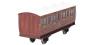 Stroudley 4 wheel suburban oil lit first in LBSCR varnished mahogany 707
