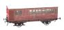 Stroudley 4 wheel Main Line oil lit brake third in LBSCR varnished mahogany 1031 - Sold out on pre-order