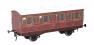 Stroudley 4 wheel Main Line oil lit Composite in LBSCR varnished mahogany 301 - Light bar fitted