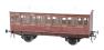 Stroudley 4 wheel Main Line oil lit second in LBSCR varnished mahogany - 456 - Digital and light bar fitted