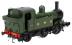 Class 48xx 0-4-2T 4869 in GWR green - Digital fitted with sound