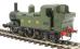 Class 14xx 0-4-2T in GWR unlined green with G W R lettering - unnumbered