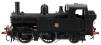 Class 14xx 0-4-2T in BR black with early emblem - unnumbered - Digital fitted