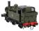 Class 14xx 0-4-2T 1472 in BR lined green with early emblem - Digital fitted with sound