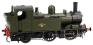 Class 14xx 0-4-2T in BR lined green with late crest - unnumbered - Digital fitted