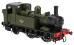 Class 14xx 0-4-2T in BR lined green with late crest - unnumbered - Digital fitted with sound