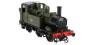 Class 14xx 0-4-2T in BR lined green with late crest - unnumbered