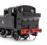 58XX Class BR Early Crest Black Unnumbered Steam Locomotive - DCC Sound