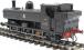 Class 57xx 0-6-0PT pannier 6739 in BR black with early emblem
