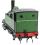 LSWR Class B4 0-4-0T 91 in LSWR lined green