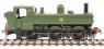 Class 64xx 0-6-0PT pannier 6417 in Great Western green with shirtbutton emblem - DCC fitted