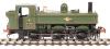 Class 64xx 0-6-0PT pannier 6439 in BR lined green with late crest
