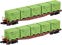 KOKI 10000 container car of JR Freight - brown 2-Pack