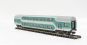 2nd class d/deck coach of the DB in green & grey livery