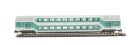2nd class d/deck coach of the DB in green & grey livery