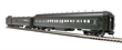 EMC Gas Electric Doodlebug with Trailer Coach. Painted, unlettered in Pullman Green (DCC on board)