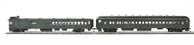 EMC Gas Electric Doodlebug with Trailer Coach. Painted, unlettered in Pullman Green (DCC on board)