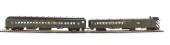 EMC Gas Electric Doodlebug Locomotive W/Trailer Coach NYC