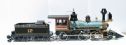 American 2-6-0 mogul steam loco in South Pacific Coast livery