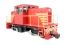 45-tonner GE - red with yellow stripes