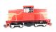 45-tonner GE - red with yellow stripes