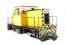 45-tonner GE - yellow with black stripes