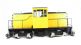 45-tonner GE - yellow with black stripes