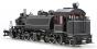 Baldwin 2-6-6-2 Articulated Saddle Tank Locomotive Painted, Unlettered (Black W/Red Windows & White Stripes)