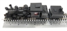 Climax 70 Ton 3 Truck - Unlettered black with stripes.