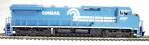 Dash 8-40CW GE 6087 of Conrail - digital fitted