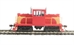 45-tonner GE - red with yellow handrails