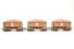 Pack of Six 24' Ore Cars with Load of the Duluth, Missabe & Iron Range Railroad
