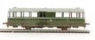 Railbus W&M E79962 in green with large yellow panel - weathered
