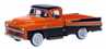 Dodge D100 Sweptside Pick Up 1957 Omaha Orange and Jewel Black