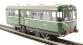 Railcar W79975 in BR light green with speed whiskers & semi-gloss finish
